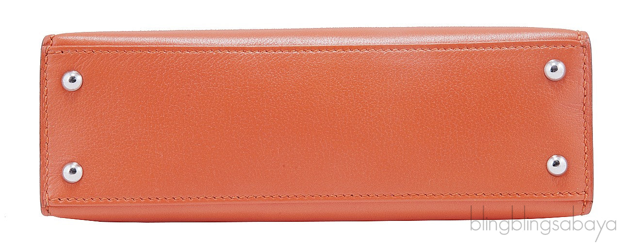 Mini Kelly Sellier Orange Swift