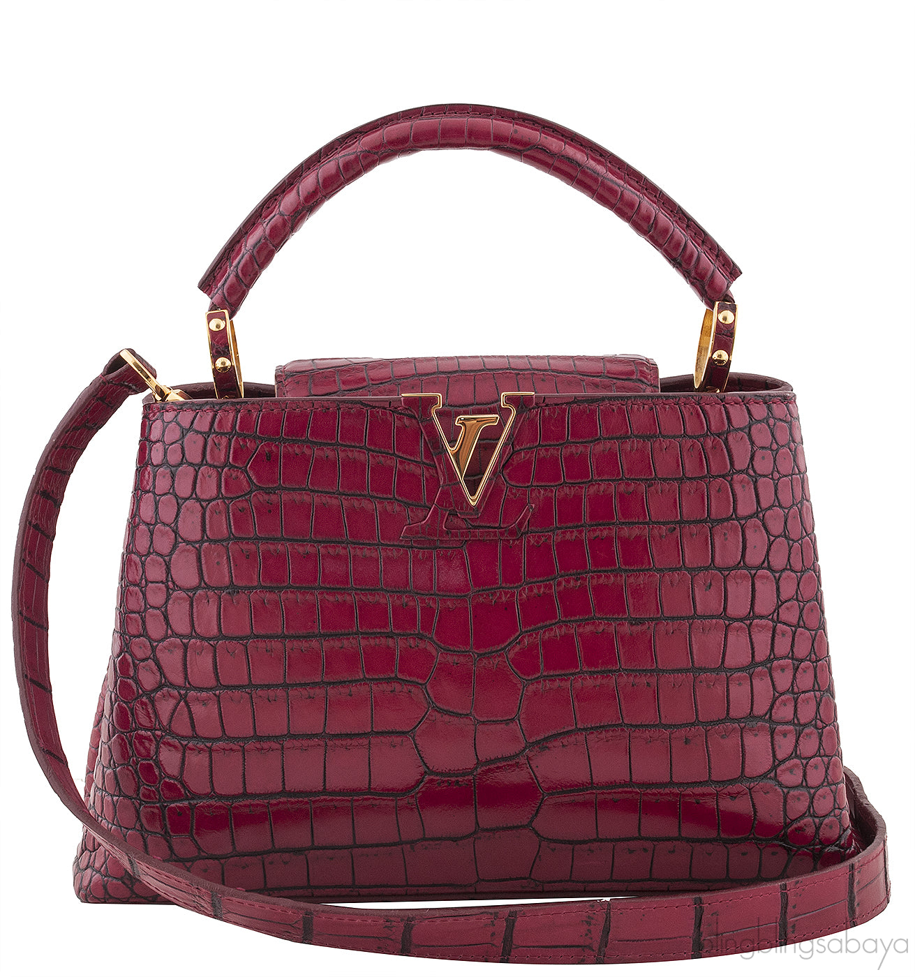 Capucines Crocodile Grenade BB