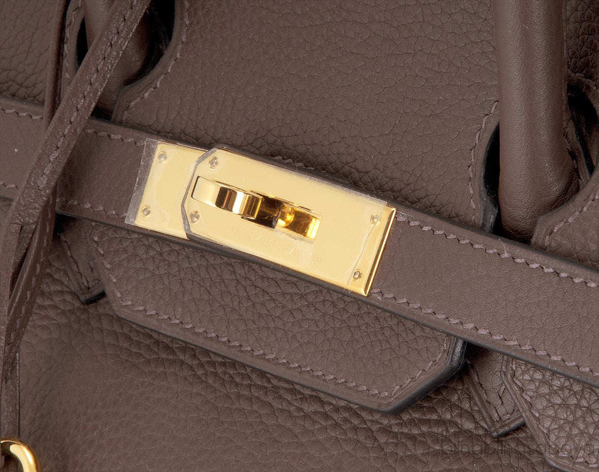 Birkin 35 Choco Brown Togo GHW