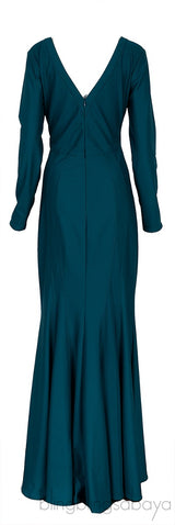 Green Longsleeve Mermaid Dress