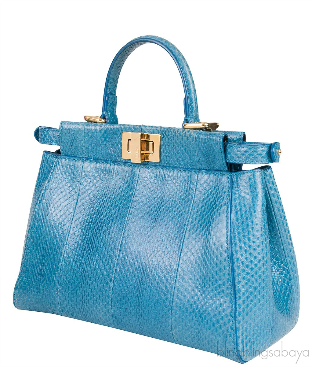 Blue Python Mini Peekaboo