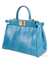 Blue Python Mini Peekaboo
