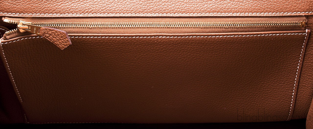 Birkin 35 Gold Taurillon Clem