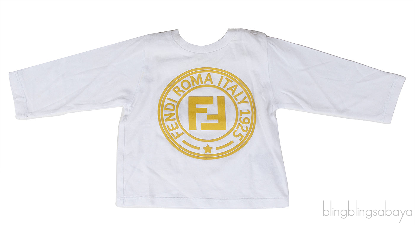 FF Roma Italy White Long Sleeve Shirt