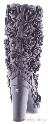 Camellia Leather Boots