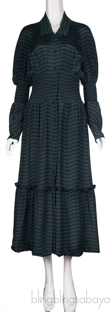 Stripes Midi Dress