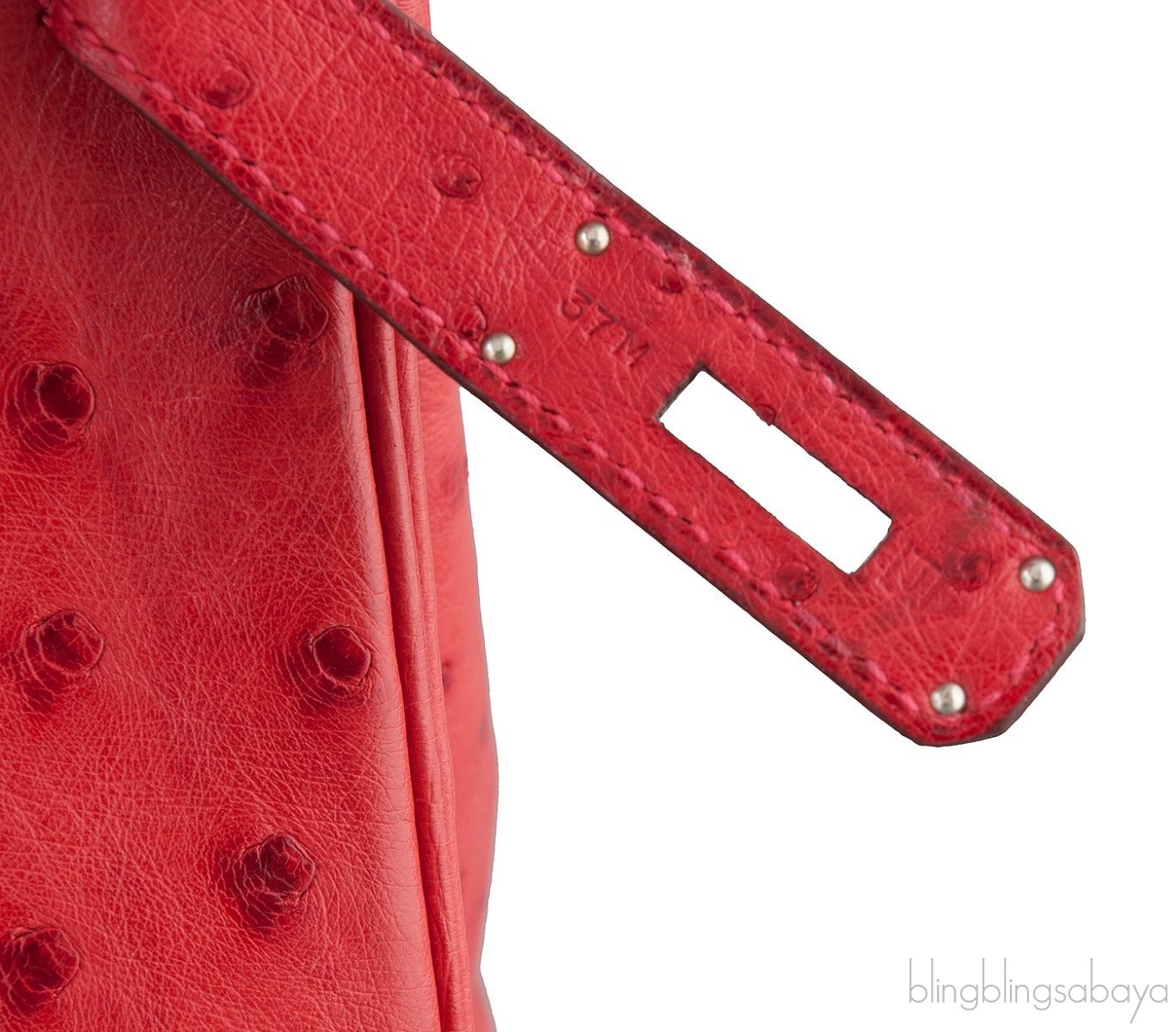 Birkin 30 Rouge VIF Ostrich PHW