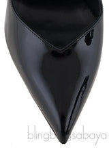 Bow Embellished Leather Pumps