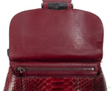 Gucci Red Python Nouveou Mini Shoulder Bag