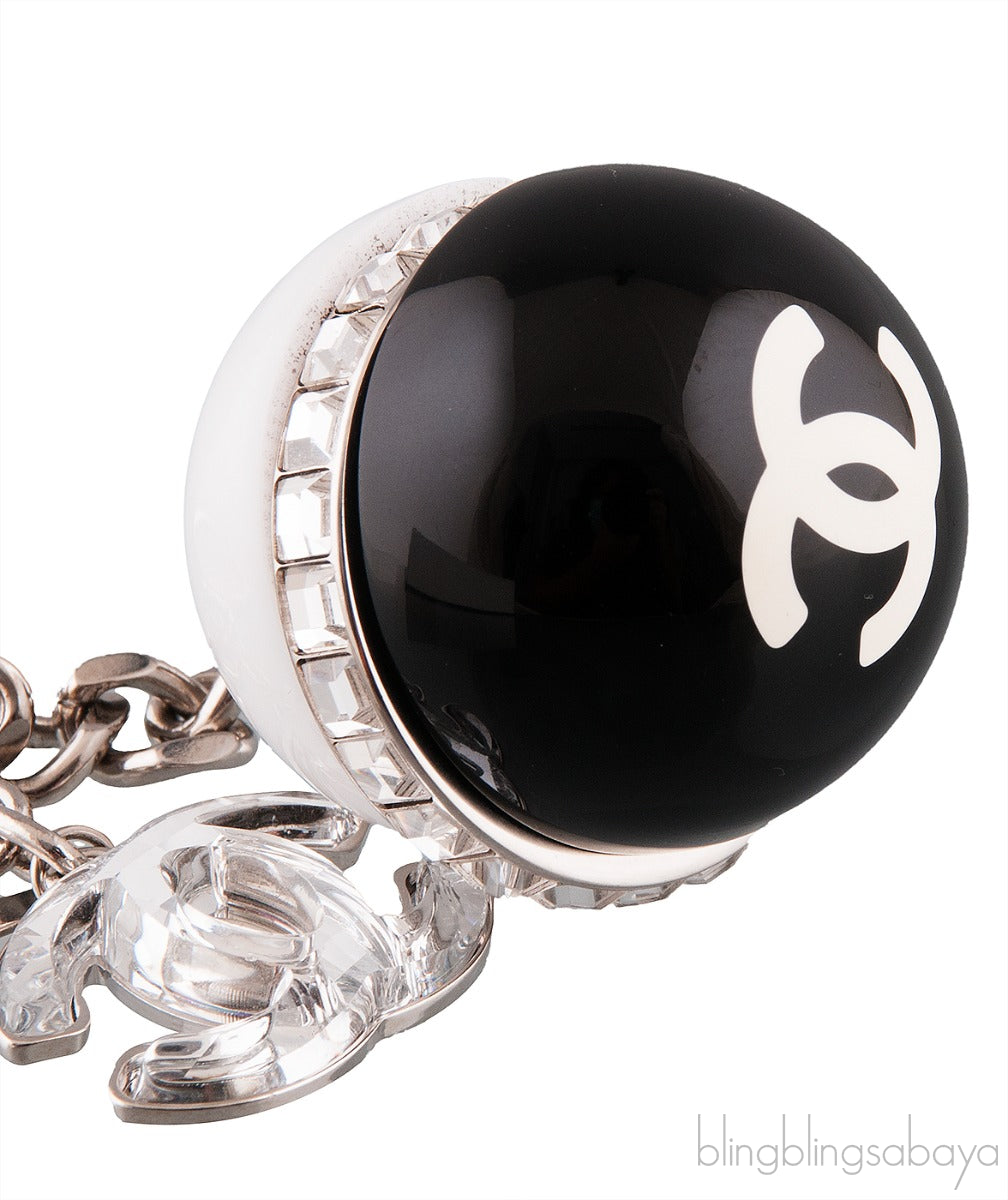 Black Crystal CC Key Holder