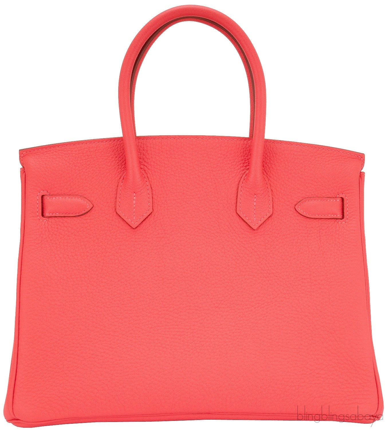 Birkin 30 Red Pivoine Togo PHW