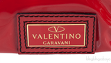 Valentino Garavani Red Patent Top Handle Bag