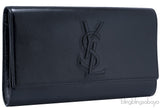Black Patent Leather Clutch