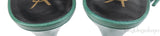 Yves Saint Laurent Green Strappy Slingback Sandals