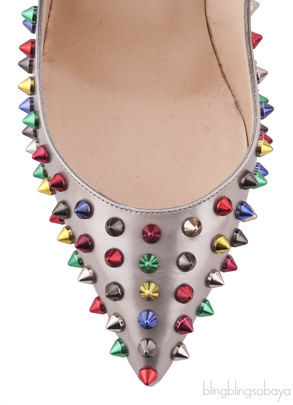 Follies Multicolor Spikes Heels