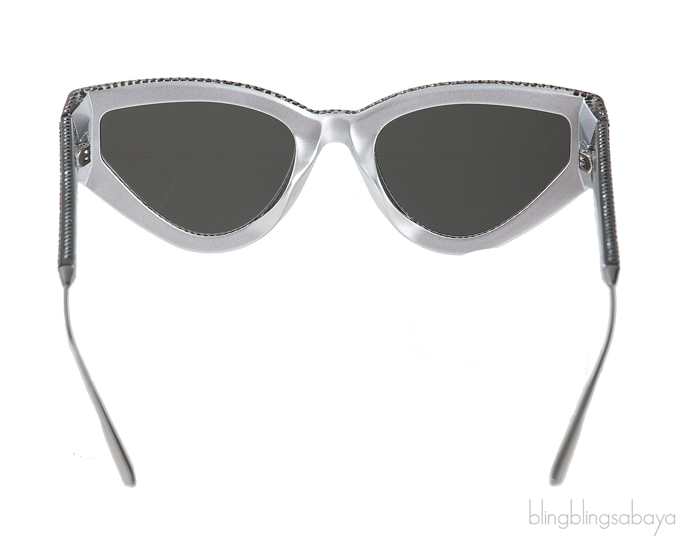 CatStyleDior 1S Grey Crystal Sunglasses
