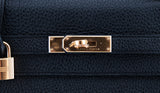 Kelly 35 Black Togo