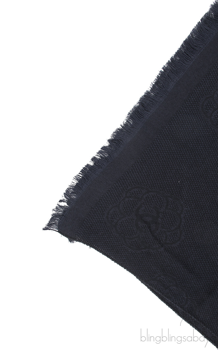 CC Camellia Black Stole