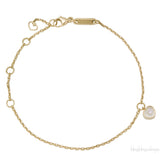 Yellow Gold Pink Sapphire Bracelet