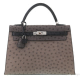 Kelly 32 Tri-color Ostrich PHW