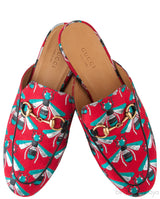 Bee Jacquard Princetown Sandals