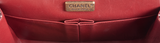 Chanel Classic Jumbo Burgundy Python Flap Bag