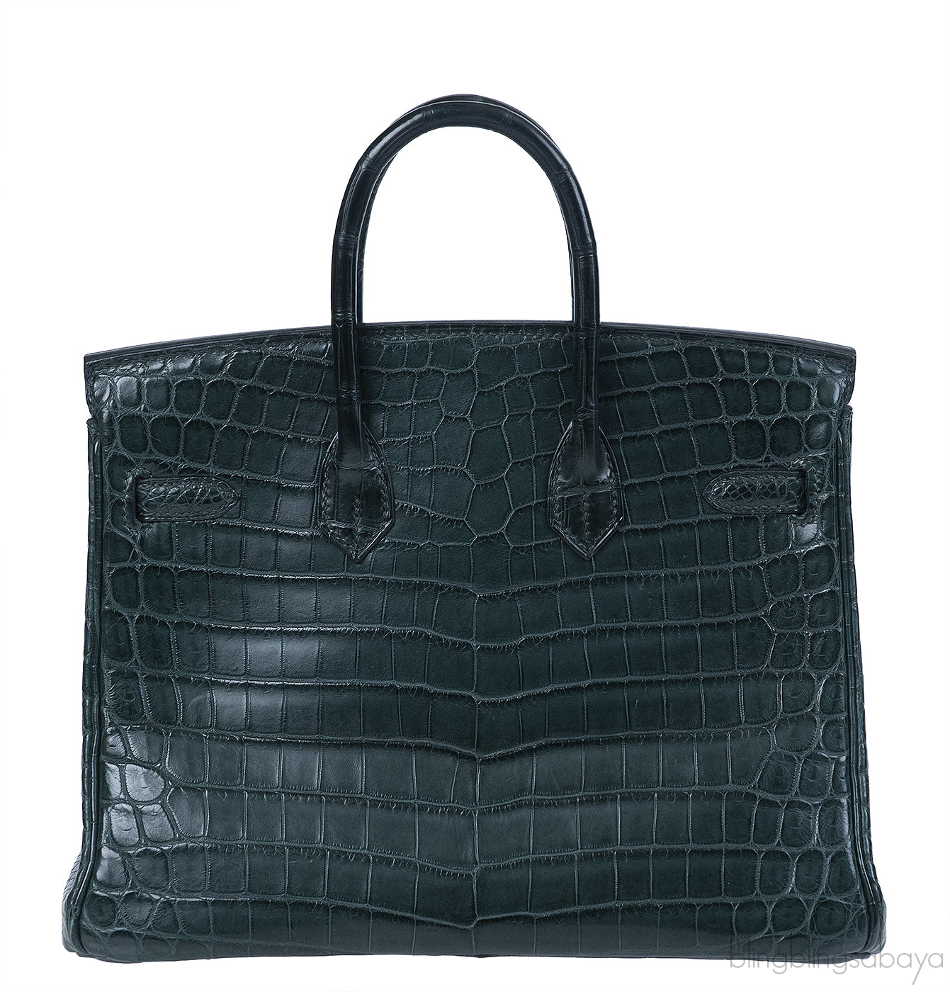 Hermes Birkin 25 Vert Cypress Matte Alligator PHW