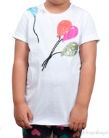 Balloon Embellished Kids T-shirt