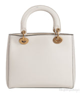 Off-White Lady Dior Calfskin Niki De Saint Phalle Love Medium Supple Bag