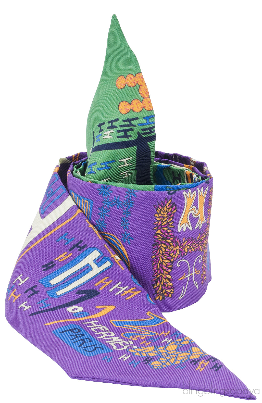 Bi-color Printed Twilly