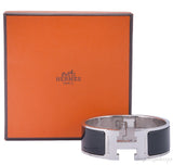 Clic Clac Black H Wide Bracelet