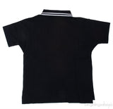 Cotton Piqué Kids Polo Shirt Check Insert
