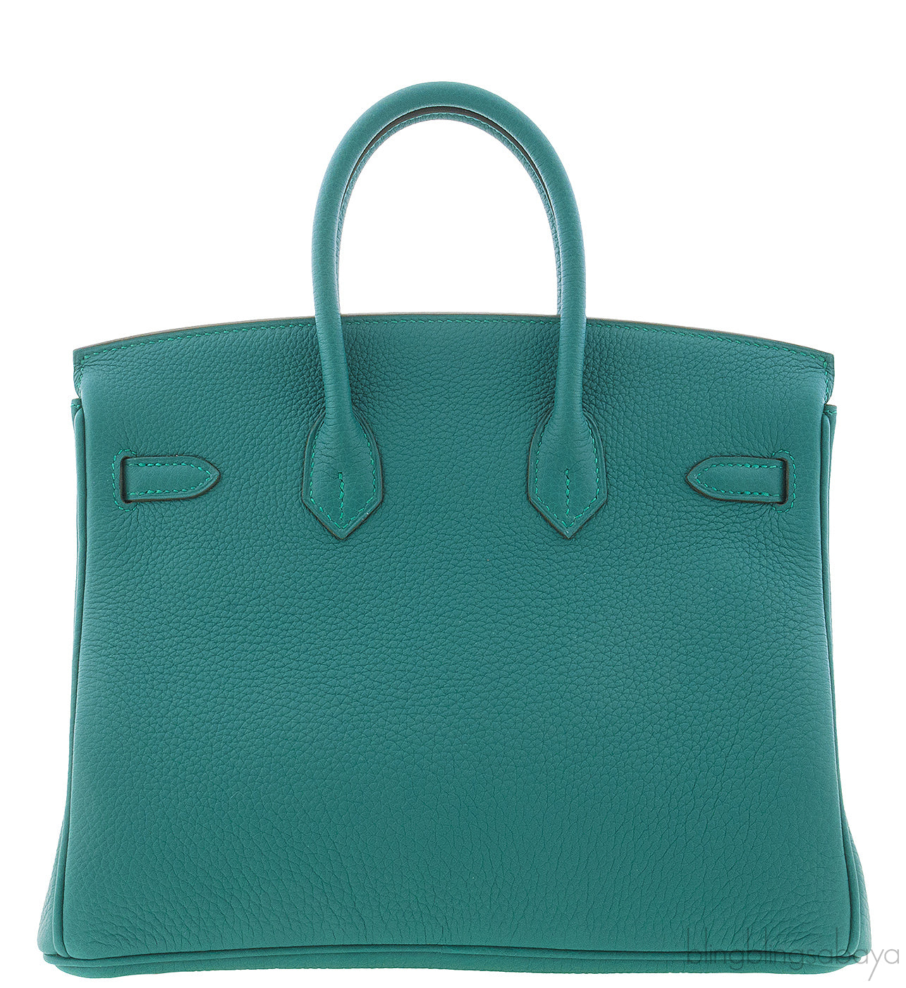 Birkin 25 Malachite Togo GHW