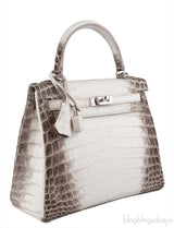 Hermès Kelly 25 Himalaya Niloticus Crocodile PHW
