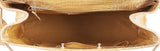 Brown Crocodile Large Handbag
