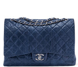 XL Jumbo CC Lizard Flap Bag