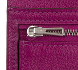 Hermes Bearn Rose Tyrien Crocodile Wallet