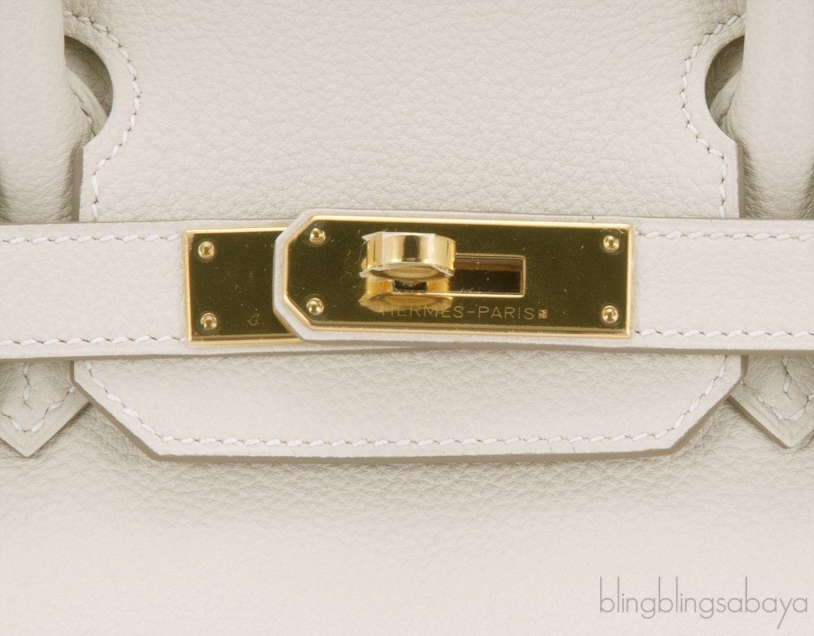 Birkin 30 Craie Togo GHW