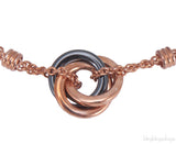 Rose Gold Plated Silver Bracelet*