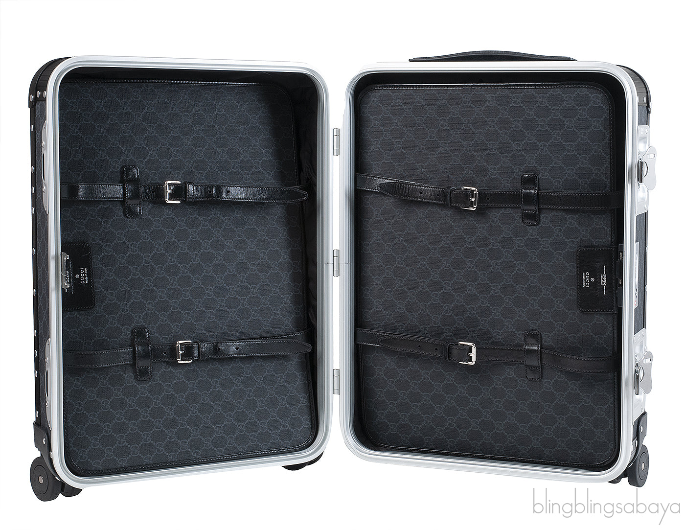Gucci Black Supreme Porter Cabin Plus Trolley