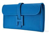 Jige Elan Clutch Blue Izmir