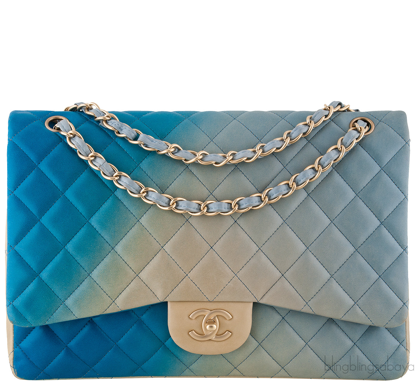 Gradient Ombre Classic Flap Bag