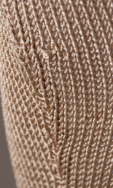Brown Knitted Sweatshirt