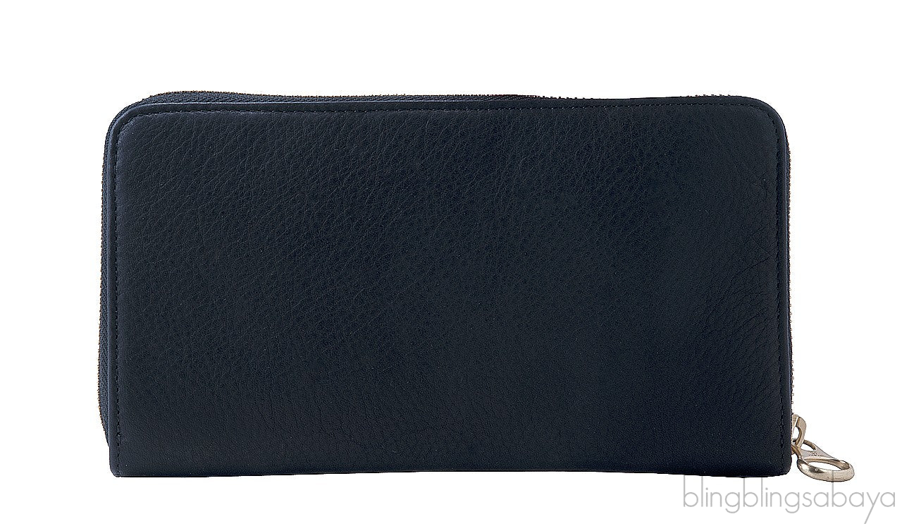 Black Bow Zip Claras Wallet