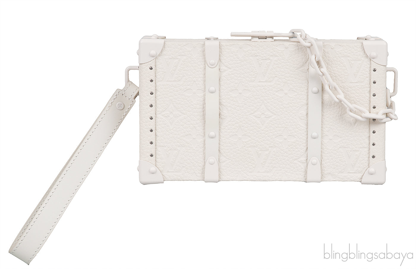 Monogram Powder White Wallet Trunk
