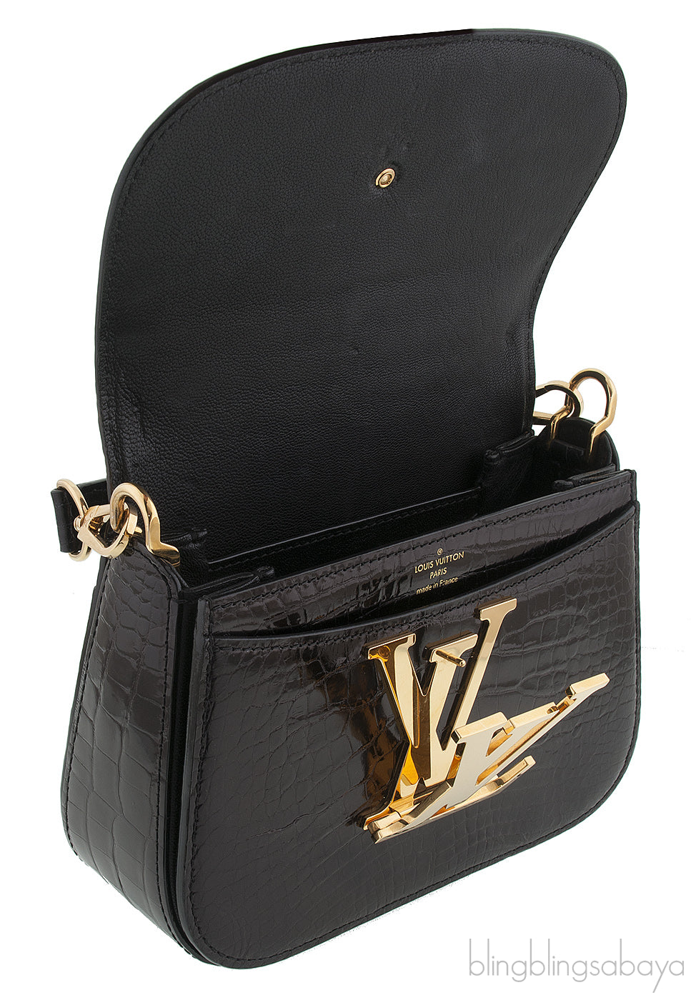 Vivienne Croc Shoulder Bag