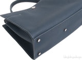 Loro Piana Forest Green Leather Handbag