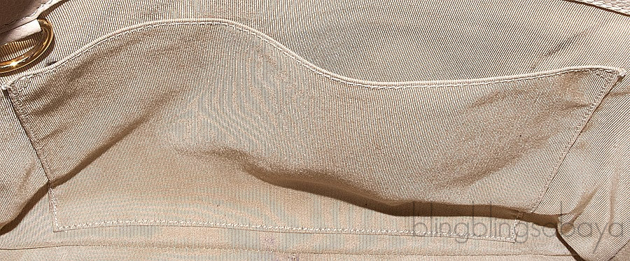 Beige Caviar Shopping Tote