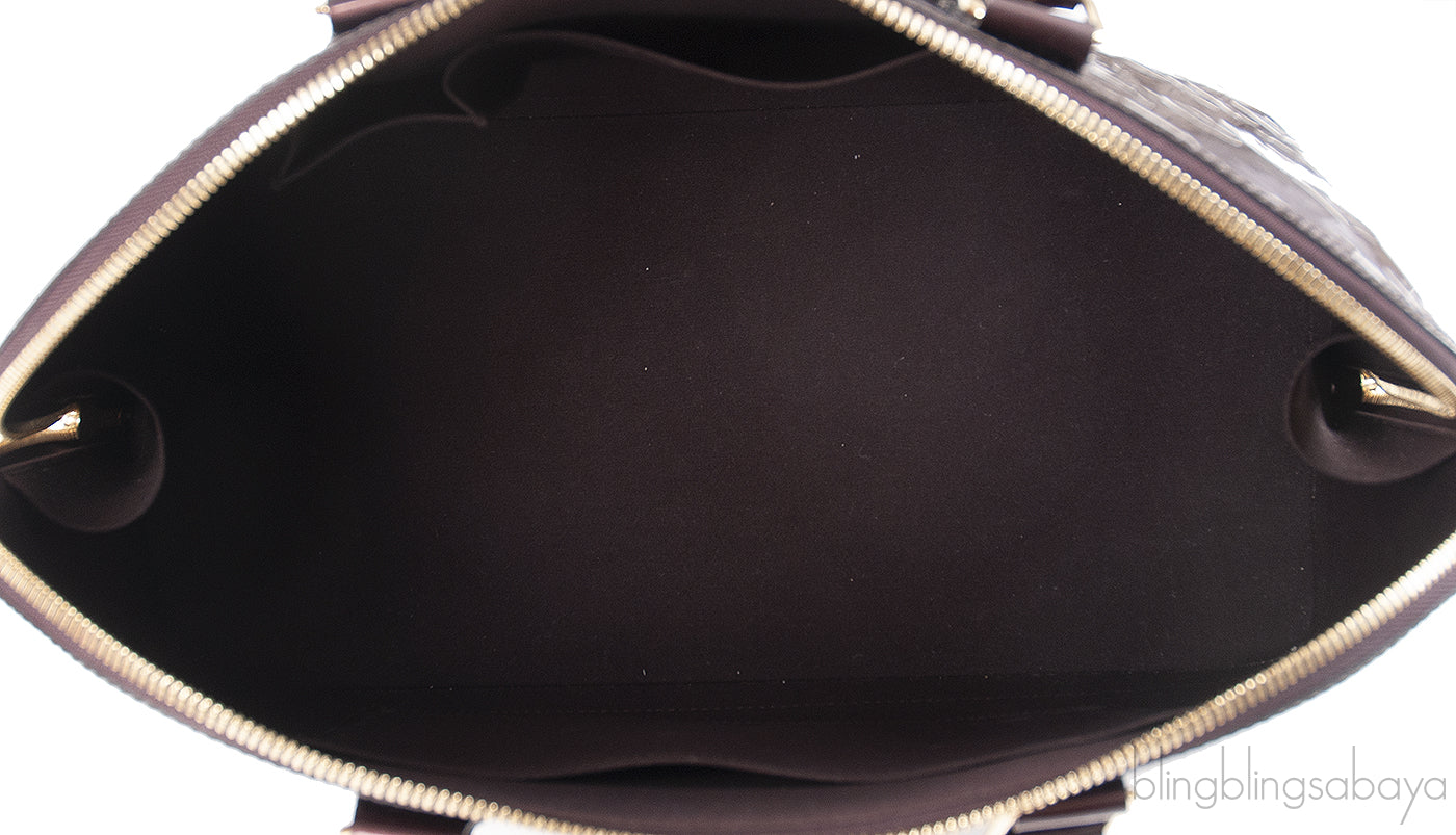 Louis Vuitton Alma Amarante Monogram Vernis XL Bag
