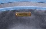 Periwinkle Matelasse Leather Clutch